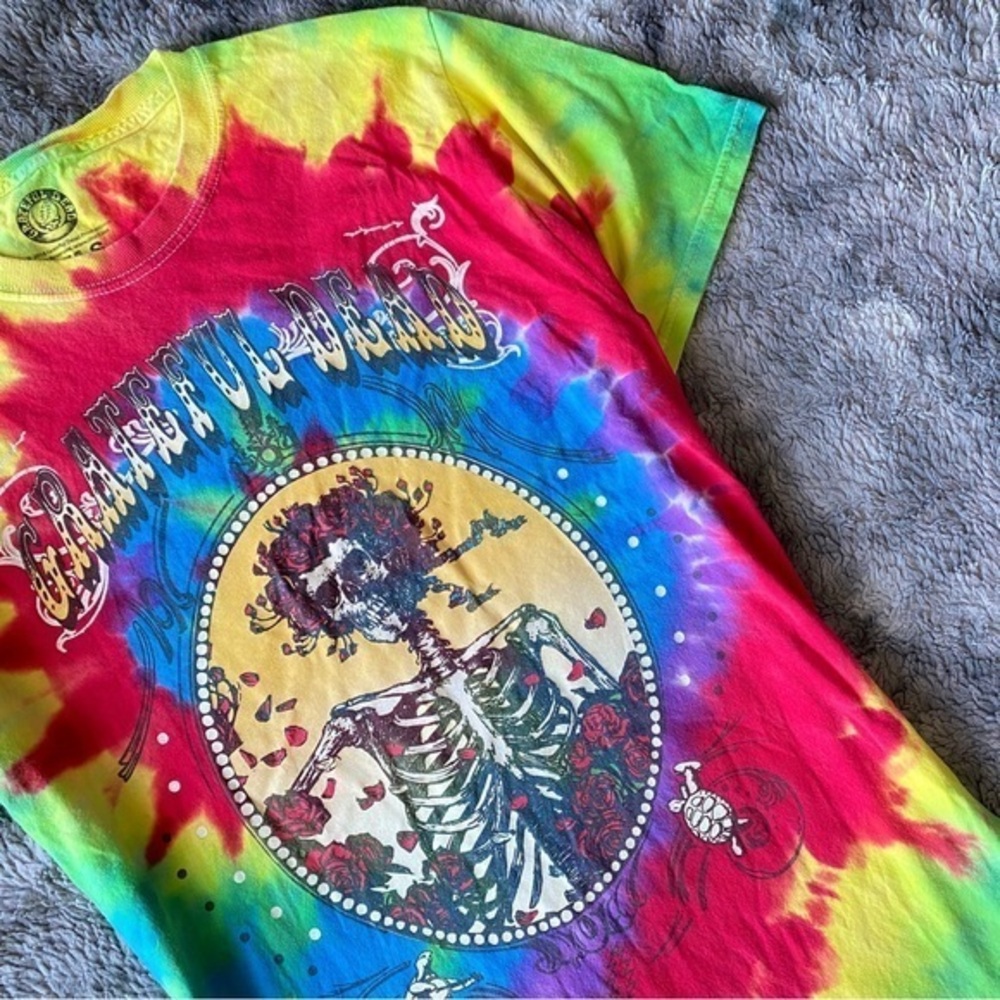 Grateful Dead Rainbow Tie Dye Band Tee